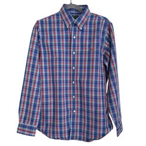 Polo Ralph Lauren Classic Fit Performance Shirt Mens S, Blue Plaid | NEW $138